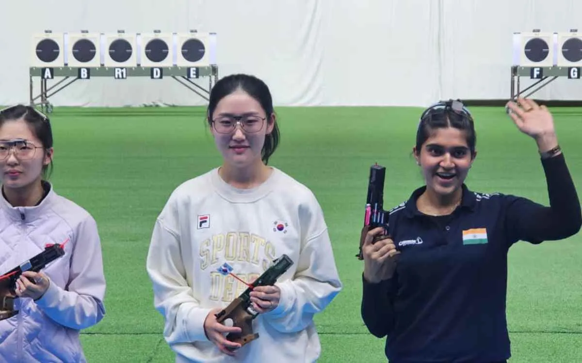 ईशा सिंह ने महिलाओं की 25 मीटर पिस्टल में जीता करियर का पहला व्यक्तिगत वर्ल्ड चैम्पियनशिप मेडल