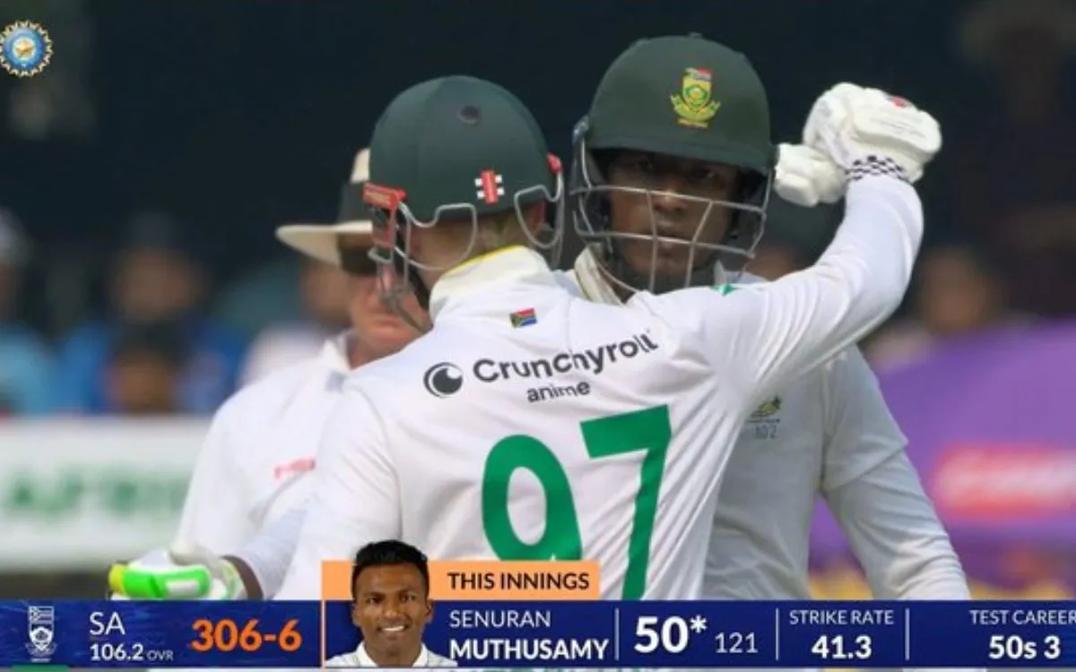 IND vs SA 2nd Test: मुथुसामी-वैरेन टीम इंडिया के सामने जमे, साउथ अफ्रीका 6 विकेट पर 316 रन