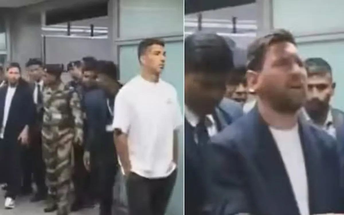 WATCH: लियोनेल मेसी पहुंचे भारत, आधी रात पर एयरपोर्ट पर दिखी फैंस की दीवानगी