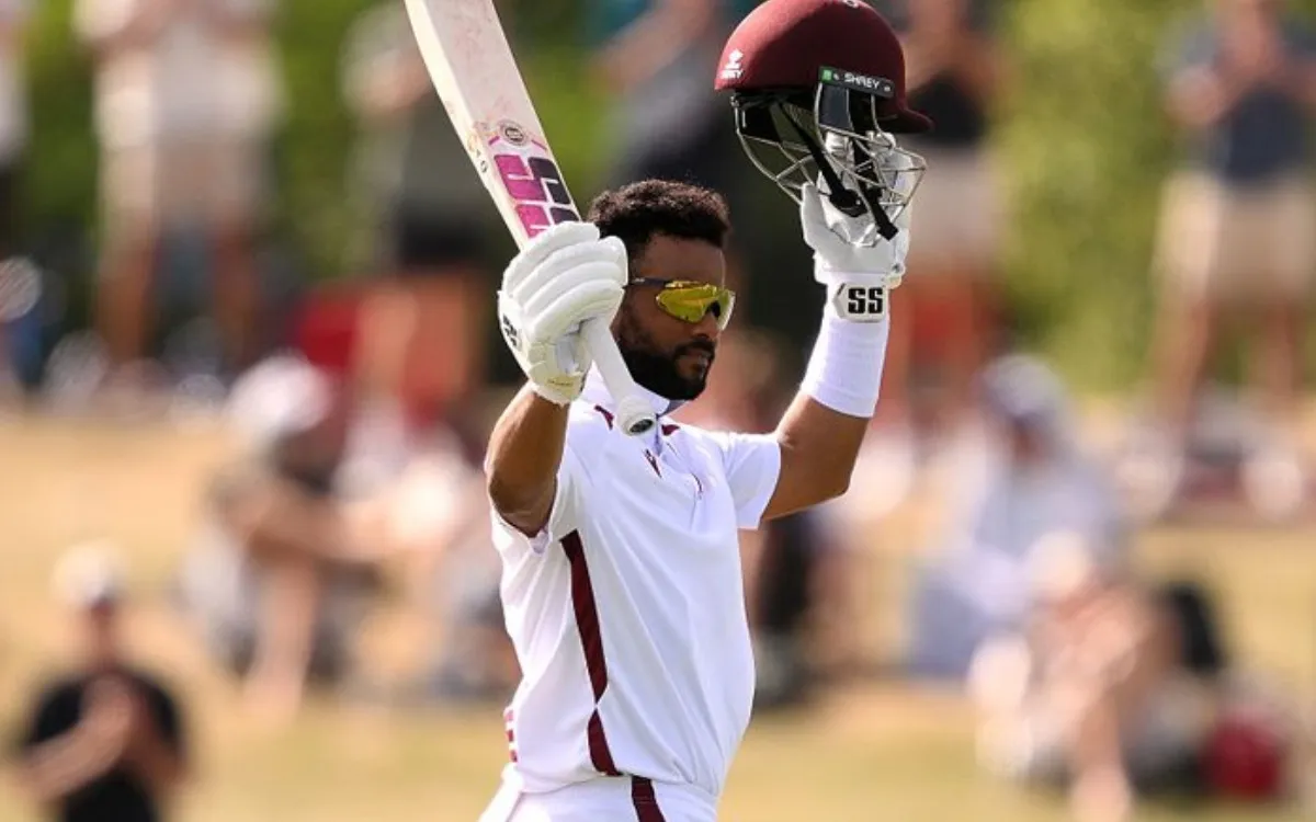 NZ vs WI 1st Test: शाई होप-जस्टिन ग्रीव्स की शानदार पारी से वेस्टइंडीज को संभाला, जीत से अभी भी 319 रन दूर