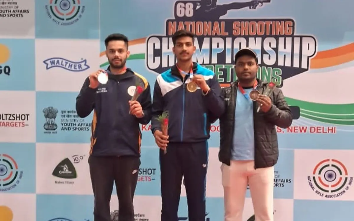 National Shooting Championship Competition: सूरज शर्मा ने जीता डबल गोल्ड, सीनियर और जूनियर 25 मीटर रैपिड फायर पिस्टल में जीता खिताब