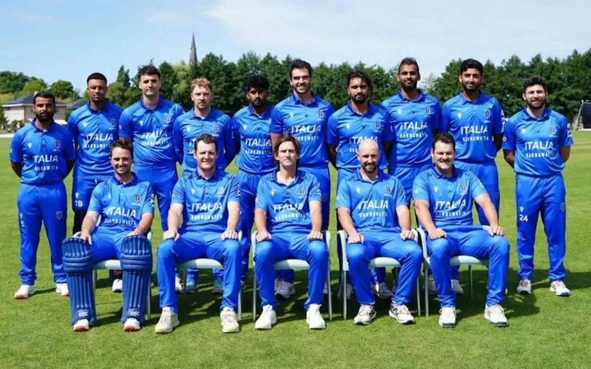 इटली ने T20 World Cup 2026 के लिए टीम की घोषणा की,साउथ अफ्रीका का पूर्व इंटरनेशनल क्रिकेटर भी शामिल