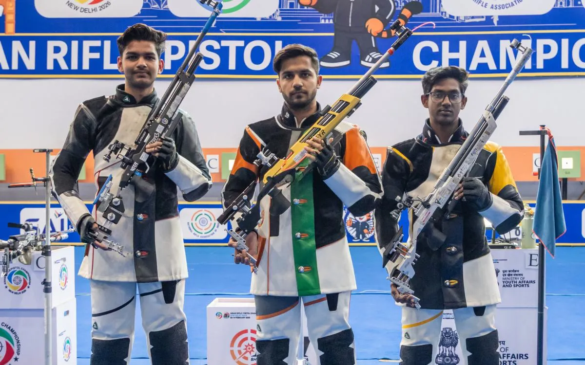 रुद्रांक्श और अर्जुन ने एयर राइफल में 1-2 स्थान हासिल किया, जूनियर्स का धमाल