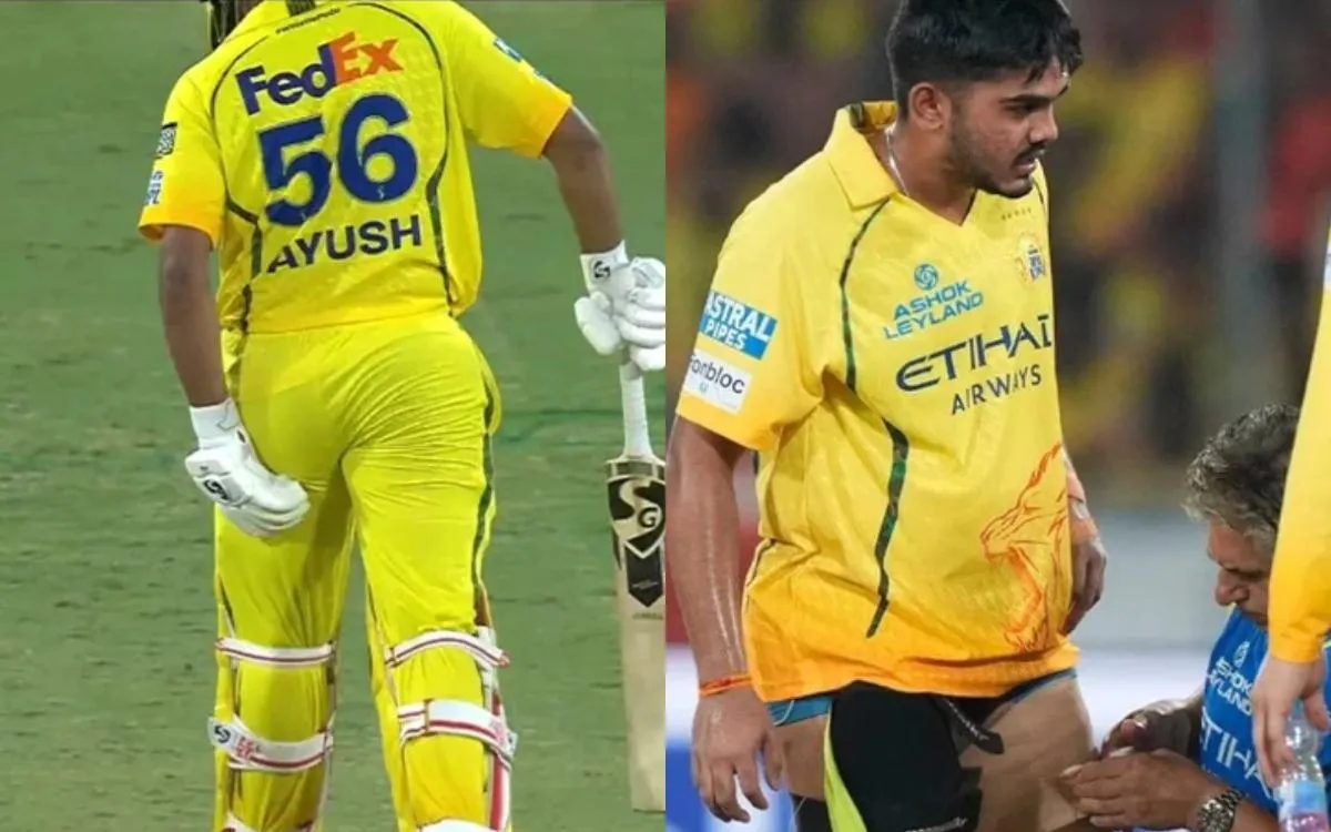 आयुष म्हात्रे को हैमस्ट्रिंग चोट, CSK को बड़ा झटका