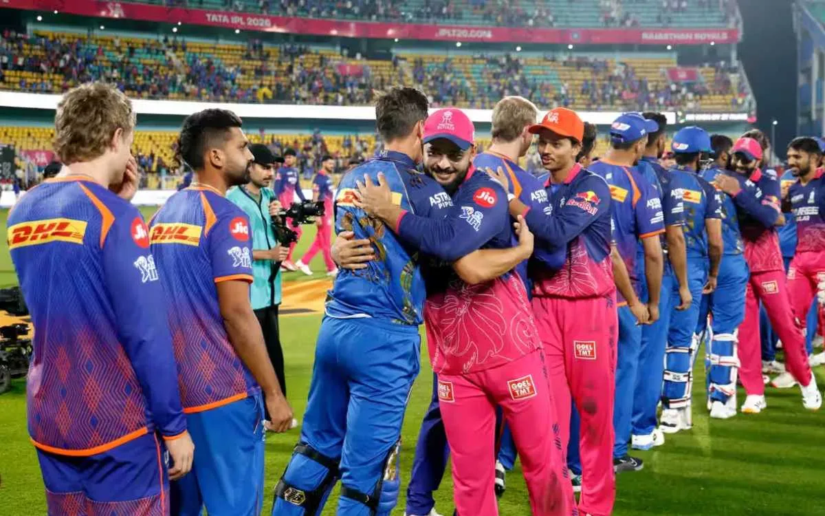 IPL 2026: 11 ओवर के मुकाबले में राजस्थान रॉयल्स ने मुंबई इंडियंस को दी शिकस्त