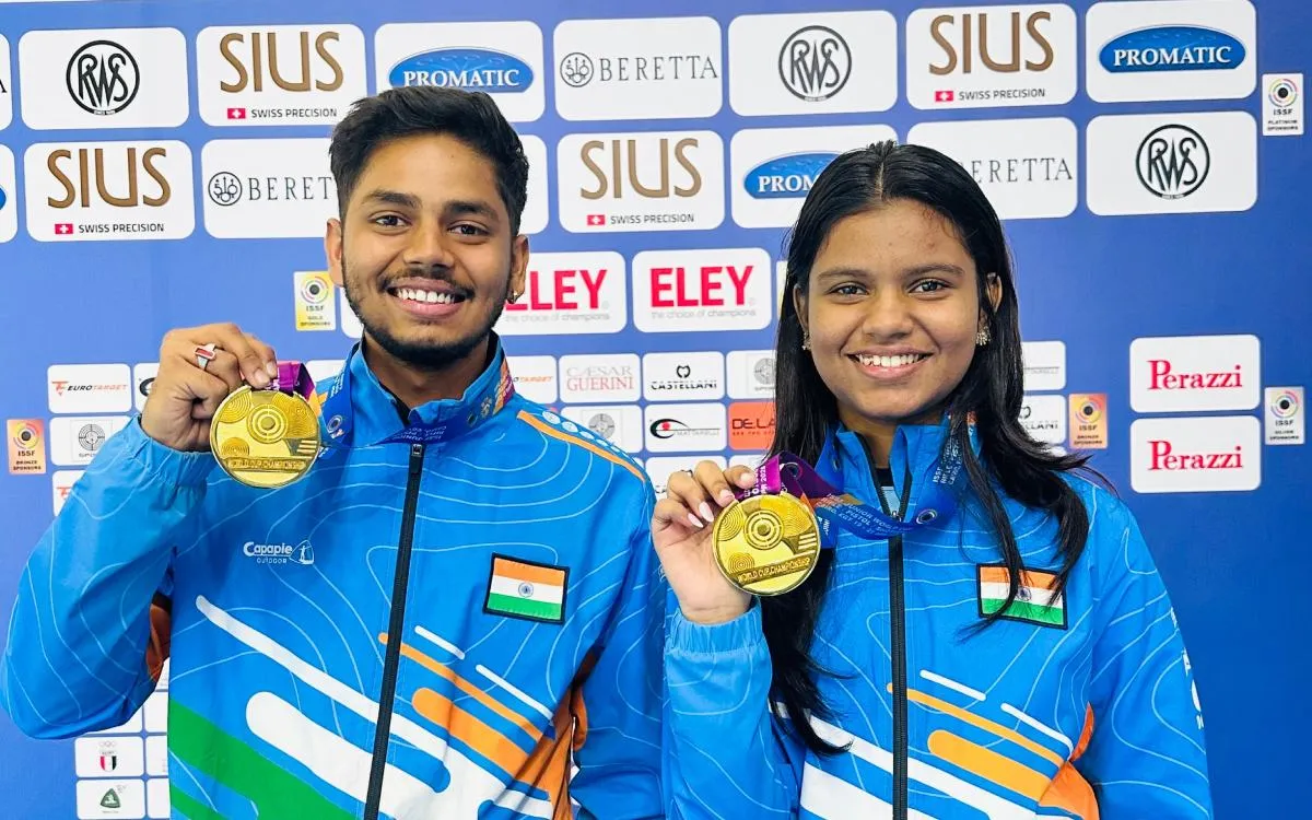ISSF जूनियर वर्ल्ड कप में भारत का जलवा, शांभवी-दिव्यांशु ने जीता गोल्ड