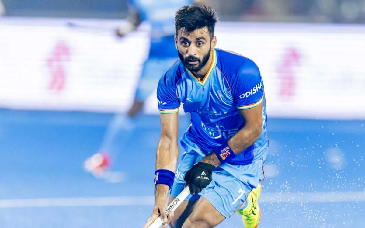 Indian Hockey Player Manpreet Singh